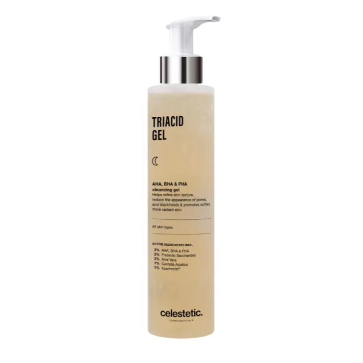 Celestetic TriAcid Gel | Eksfolieeriv puhastav geel 200 ml