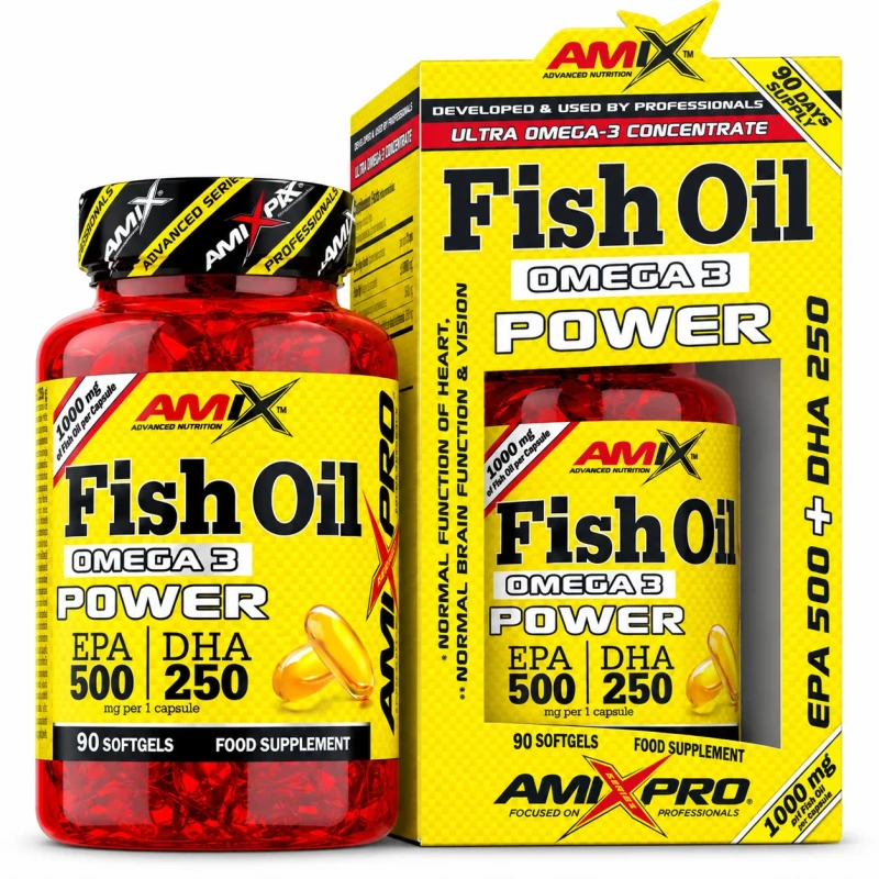 AmixPro Fish Oil Omega3 Power | Omega-3 90 kapslit