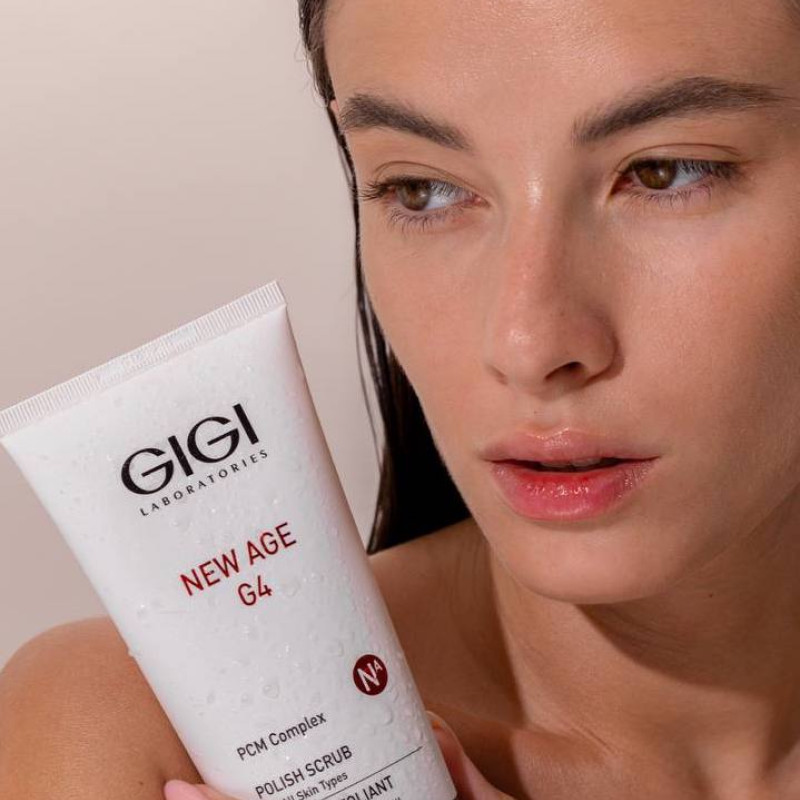 GIGI New Age G4 Polish Scrub | Puhastav näokooriv pasta bambusegraanulitega 200 ml