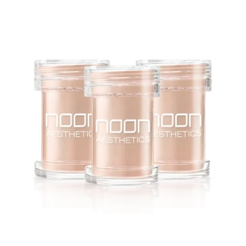NOON Brush & Go Refill Pack SPF50 | Mineraalne SPF-puuder täide kõigile nahatüüpidele, hele toon 01, 3 × 5 ml