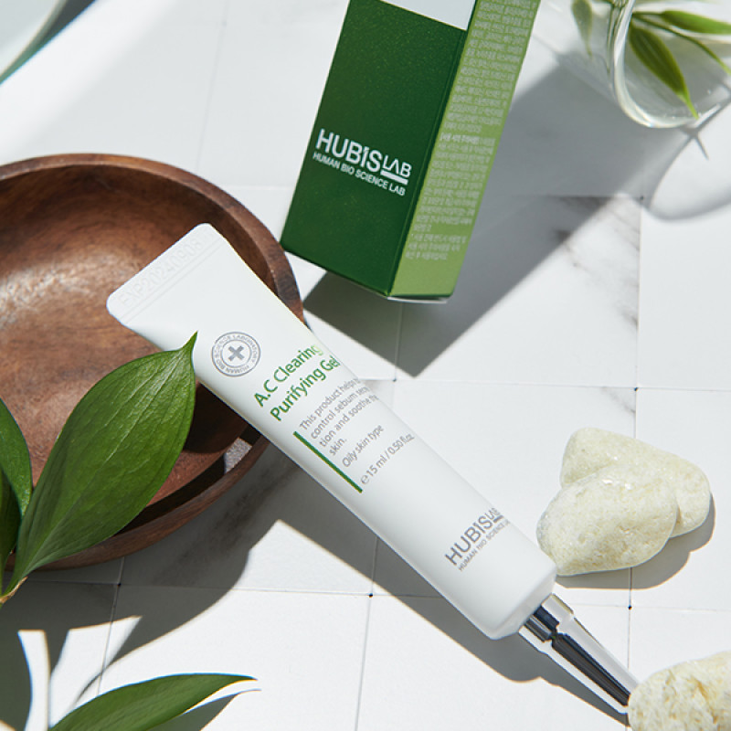 HUBISLAB A.C Clearing Purifying Gel | Kontsentreeritud geel problemsele ja aknest mõjutatud nahale 15 ml