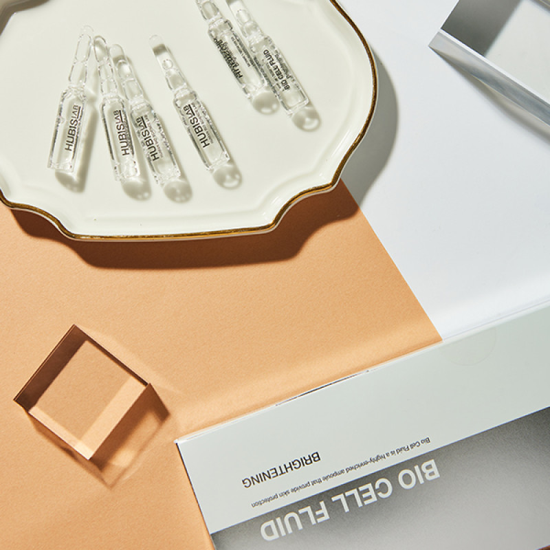 HUBISLAB Bio Cell Brightening Fluid | Valgustav ampullid naha sära jaoks 2 ml × 12 tk