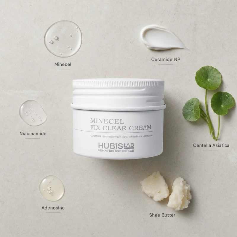 HubisLab Minecel Fix Clear Cream | Barjääri tugevdav nahka taastav kreem 50 ml