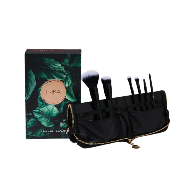 INIKA Natural Vegan Brush Case | Kingituse komplekt