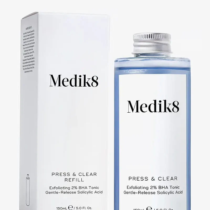 Medik8 Press & Clear Refill | Заправка BHA-тоника для проблемной кожи 150 мл