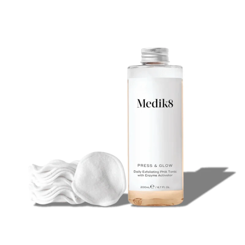 Medik8 Press & Glow Refill | Заправка PHA-тоник для сияния кожи 200 мл
