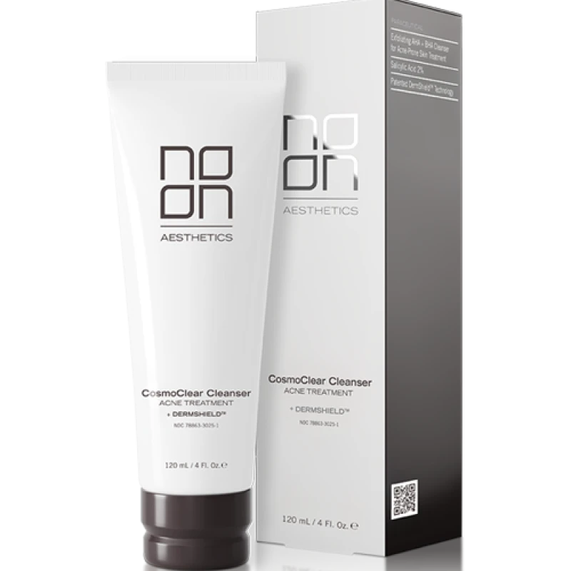 NOON CosmoClear Cleanser | AHA/BHA puhastusgeel aknele kalduvale nahale 120 ml