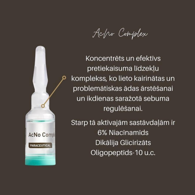 NOON Aesthetics AcNo Complex | Seerum rasusele ja probleemsele nahale 3 × 5 ml
