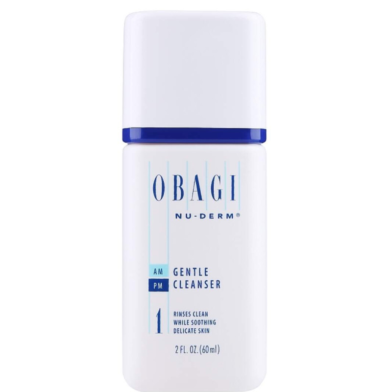 OBAGI MEDICAL Nu-Derm Gentle Cleanser | Õrn puhastusvahend reisipakendis, 60 ml