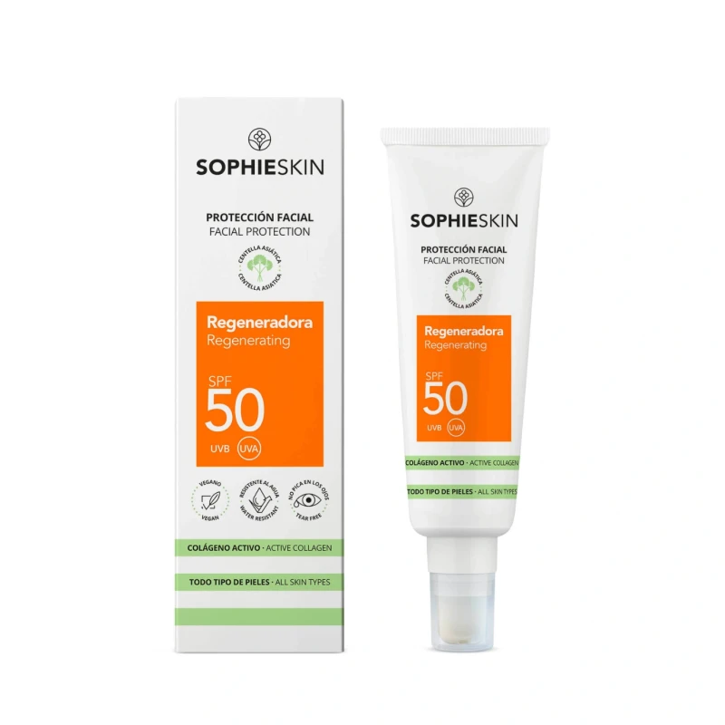 Sophie Skin Regenerating SPF50 | Восстанавливающий солнцезащитный крем для лица SPF50 50 ml