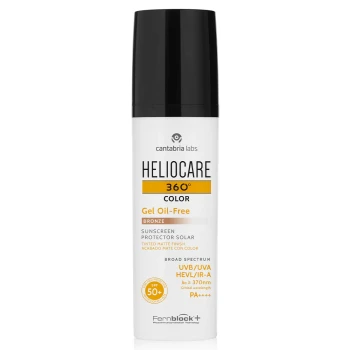 HELIOCARE 360° Gel Oil-Free SPF50+ | Päikesekaitsegeel rasusele nahale tooniga (Bronze), 50 ml