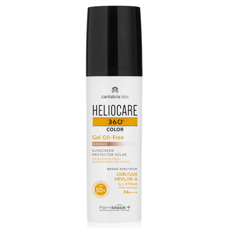 HELIOCARE 360° Gel Oil-Free SPF50+ | Солнцезащитный гель для жирной кожи с тоном (Bronze), 50 мл