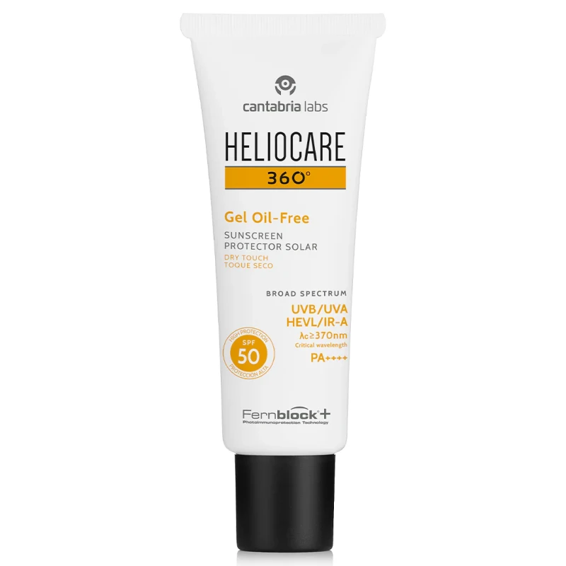HELIOCARE 360° GELS, ÕLIVABA, SPF 50 | Rasusele ja aknele kalduvale nahale, 50 ml