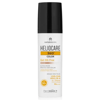 HELIOCARE 360° Gel Oil-Free SPF50+ | Päikesekaitsegeel rasusele nahale tooniga (Beige), 50 ml