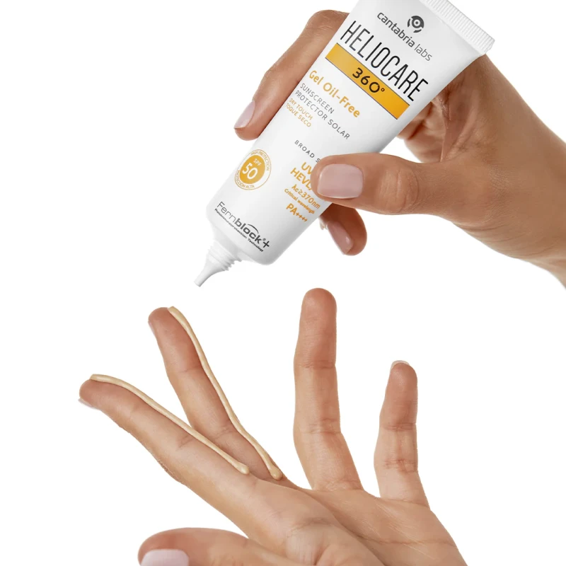 HELIOCARE 360° GELS, ÕLIVABA, SPF 50 | Rasusele ja aknele kalduvale nahale, 50 ml