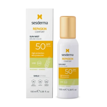 Sesderma Repaskin Comfort Sun Mist Rosemary SPF50 | Aknakaitsev Aerosool Päikesekaitse Rozmariini Lõhnaga SPF50 100 ml