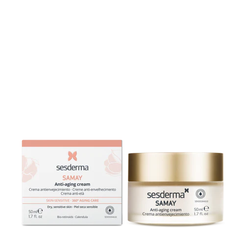 Sesderma SAMAY Samay anti-aging serum  30 ml Samay anti-aging cream | Восстанавливающий Крем Для Лица Для Чувствительной Кожи 50 Мл