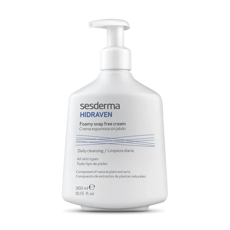 Sesderma Hidraven Foamy Soap Free Cream | Seep-vaba puhastusvaht 300 ml