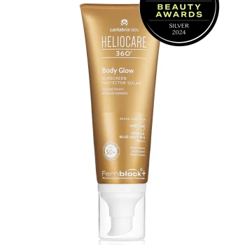 HELIOCARE 360° GLOW SPF50+ | Kehakaitsekreem sädeleva kuldse läikega, 100 ml