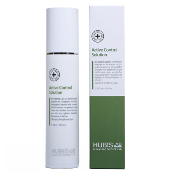 HUBISLAB Active Control Solution | Sebuma tasakaalustav toonik rasusele ja probleemsele nahale 120 ml