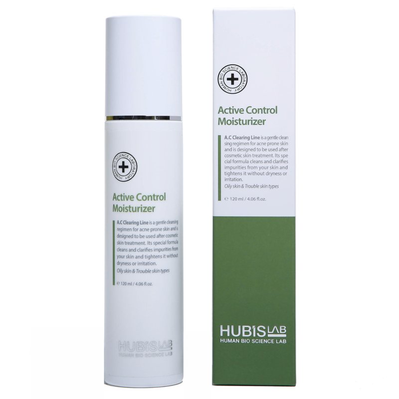 HUBISLAB Active Control Moisturizer | Sebumi tasakaalustav niisutav kreem rasusele ja probleemsele nahale 120 ml