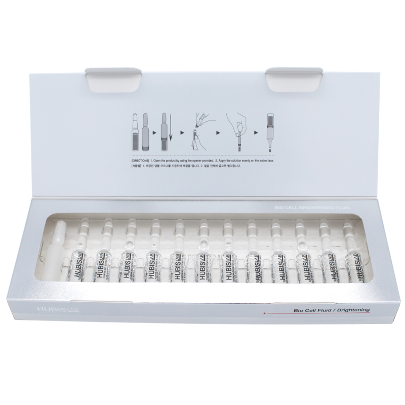 HUBISLAB Bio Cell Brightening Fluid | Valgustav ampullid naha sära jaoks 2 ml × 12 tk