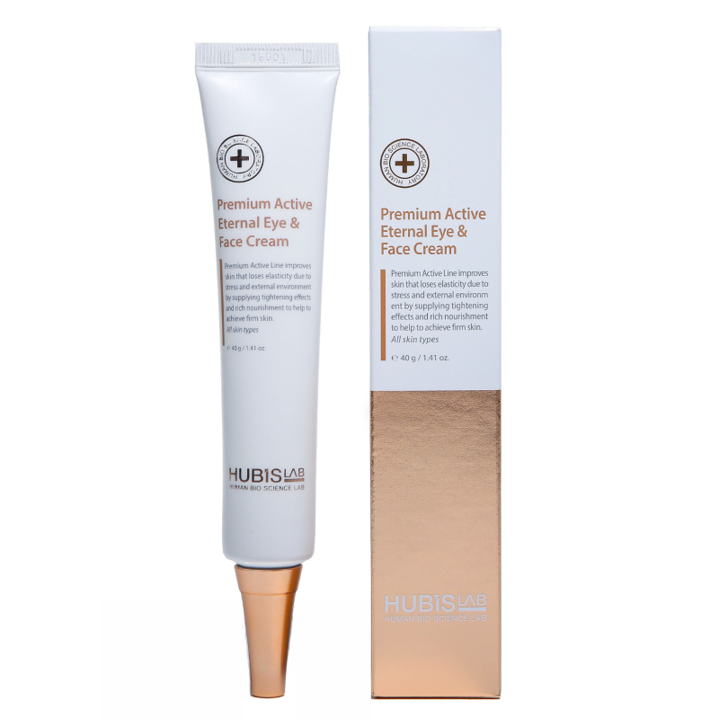 HUBISLAB Premium Active Eternal Eye & Face Cream | liftingut taastav näo- ja silmaümbrusekreem 40 g