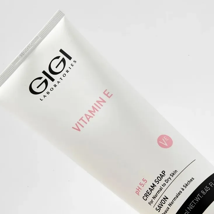 GIGI Vitamin E Cream Soap pH 5.5 | Мягкое очищающее крем-мыло 250 мл
