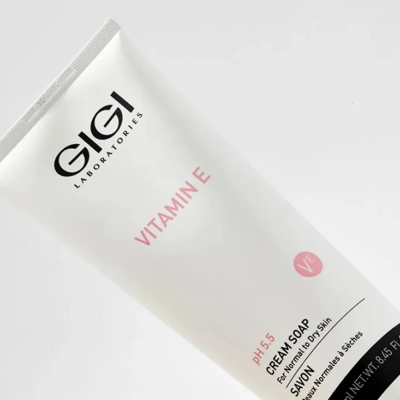GIGI Vitamin E Cream Soap pH 5.5 | Õrn puhastav kreemseep 250 ml