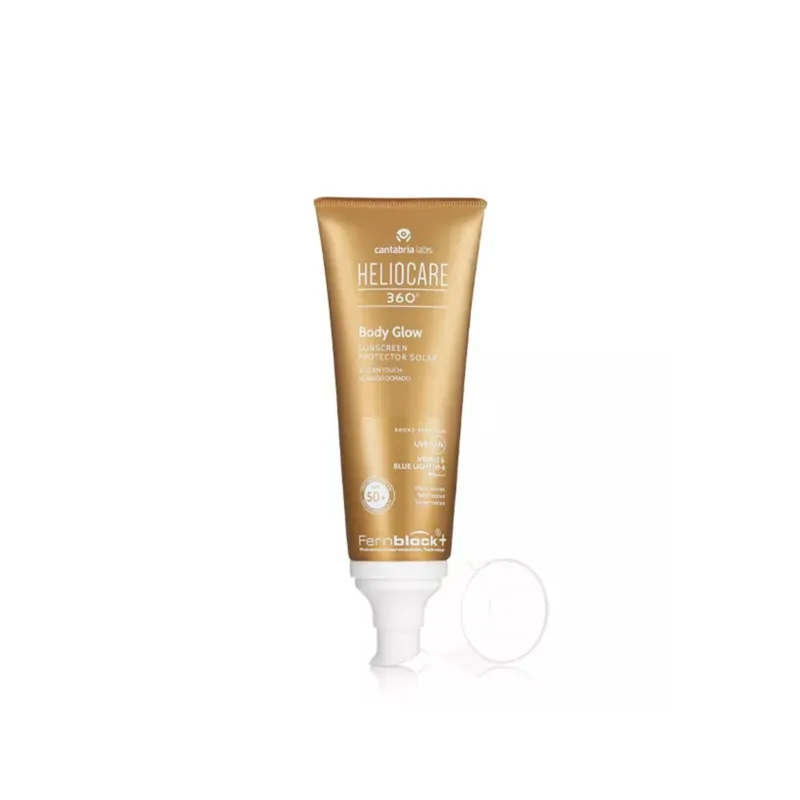 Heliocare 360° Body Glow SPF50+ | Keha päikesekaitse sädeleva efektiga 100 ml
