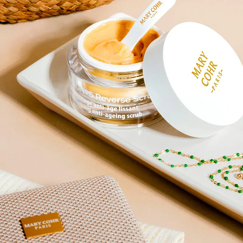 Mary Cohr Age Signes Reverse Scrub | Ühtlustav vananemisvastane näokoorija hüaluroonhappega 50 ml