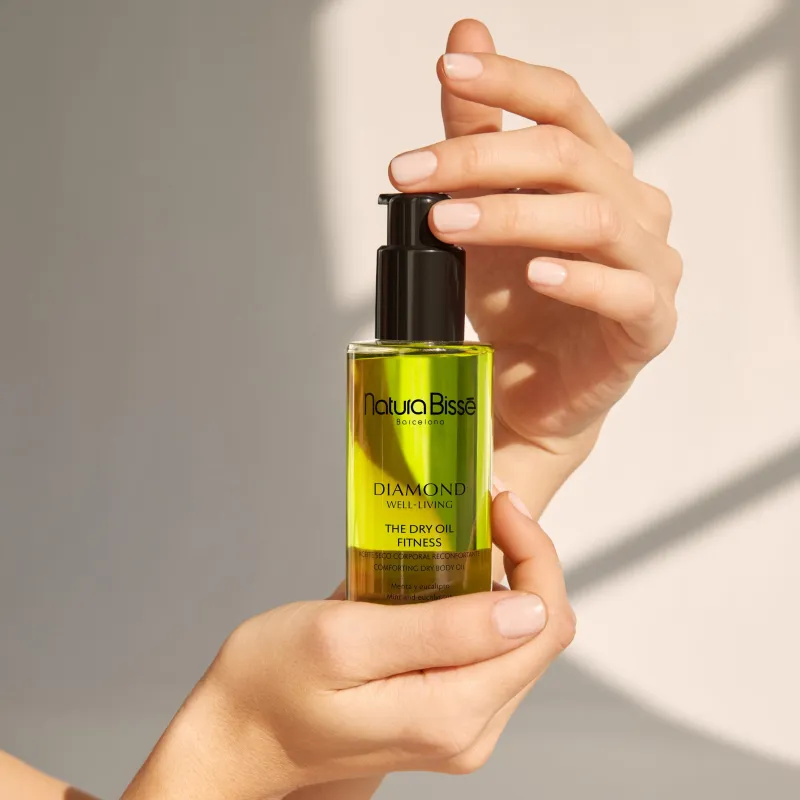 Natura Bissé Diamond Well‑Living The Dry Oil – Fitness | Освежающее сухое масло для тела с мятой и эвкалиптом 100 мл