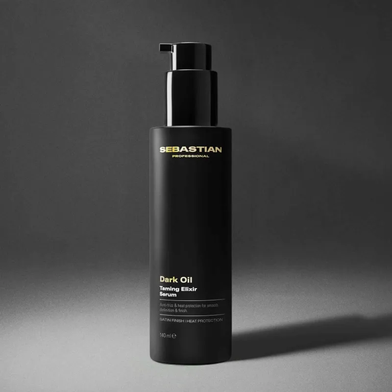 Sebastian Professional Dark Oil Taming Elixir Serum | Siledav seerum frizz-kontrolli ja kuumakaitset 140 ml
