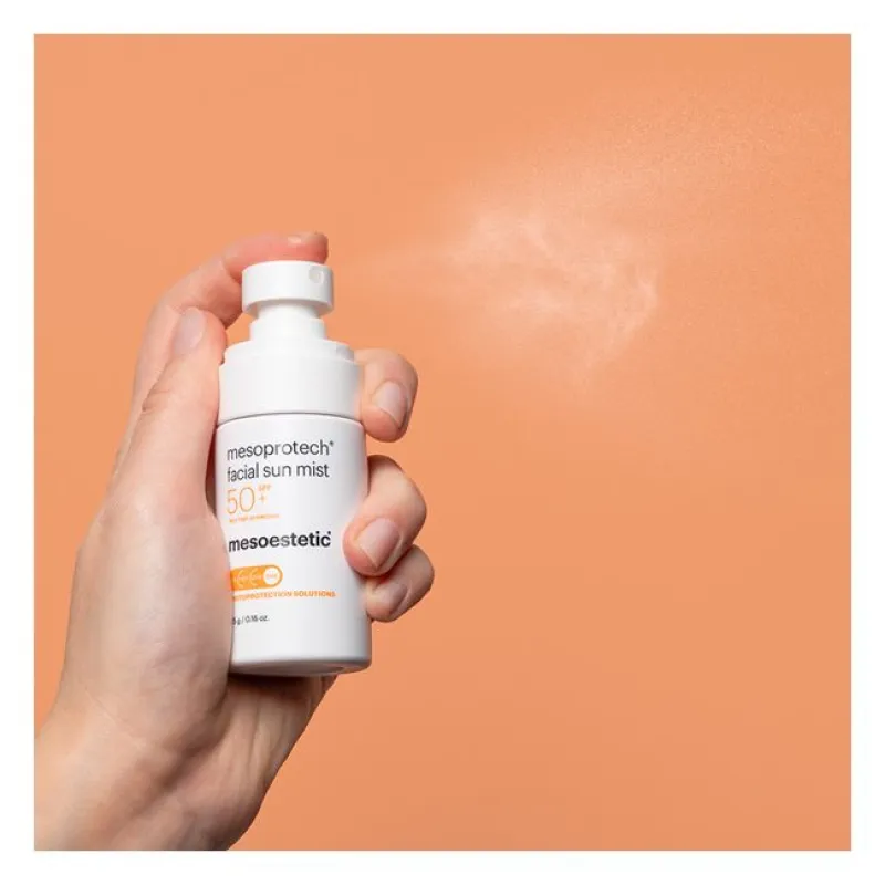 Mesoestetic mesoprotech® facial sun mist SPF 50+ | Näokaitsev päikesesprei kortsuvastane 50 ml