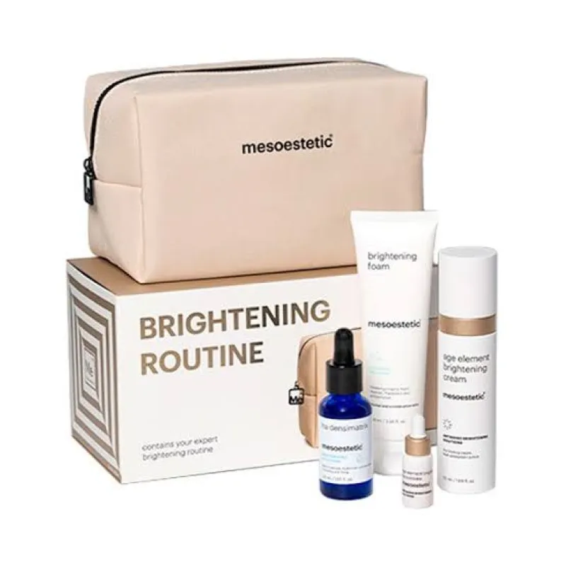 Mesoestetic age element® glowing routine | Kingituskomplekt naha sära ja ühtlase tooni jaoks