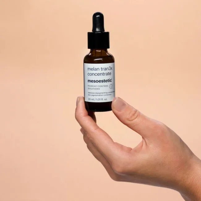 Mesoestetic melan tran3x concentrate | Intensiivne pigmentlaikudevastane seerum traneksaamhappega 30 ml