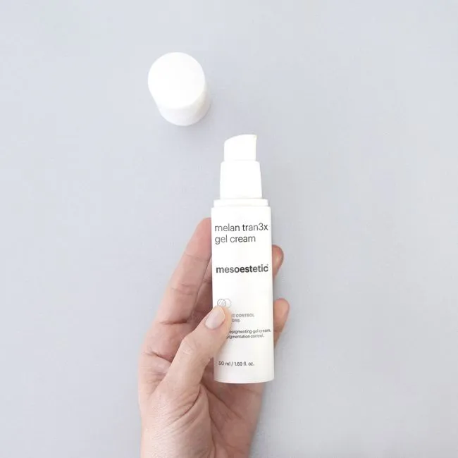 Mesoestetic melan tran3x gel cream | Pigmentatsioonivastane kreem-geel traneksaidhappega 50 ml