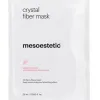 Mesoestetic Crystal Fiber Mask | Rahustav ja taastav 3D nanokiustest näomask 5 × 25 ml
