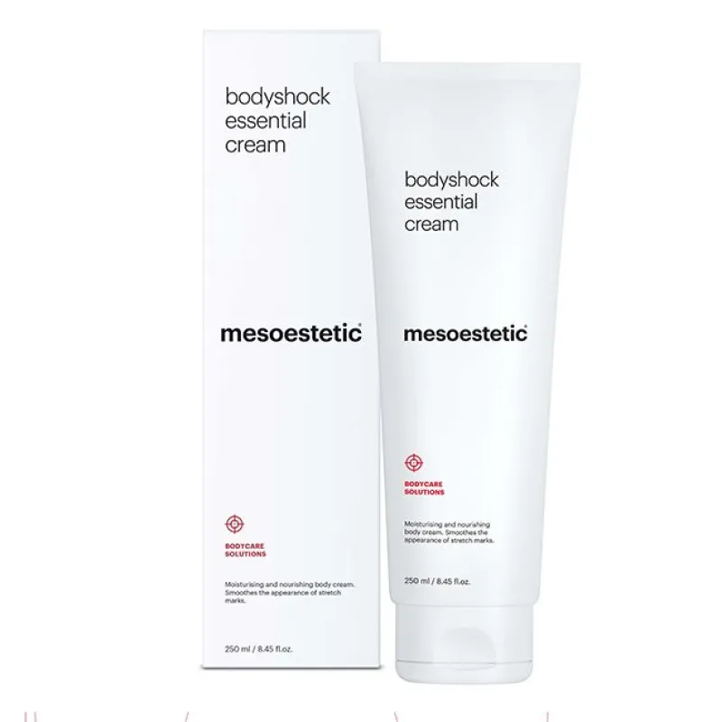 Mesoestetic bodyshock® essential cream | Niisutav ja toitav kehakreem venitusarmide vähendamiseks 250 ml