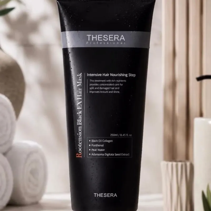 THESERA Rootension Black EX Hair Mask | Укрепляющая маска для волос 250 мл