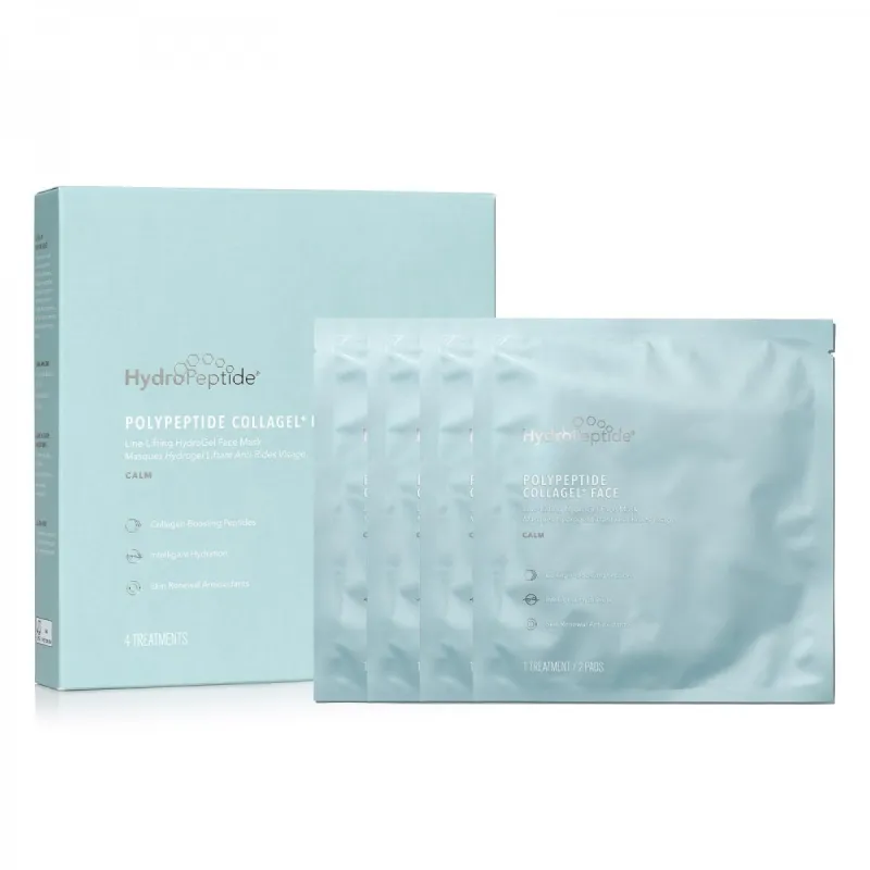 HydroPeptide PolyPeptide Collagel+ Face Mask | Joonejooni Siluv Hydrogeel Näomask (4 Protseduuri)