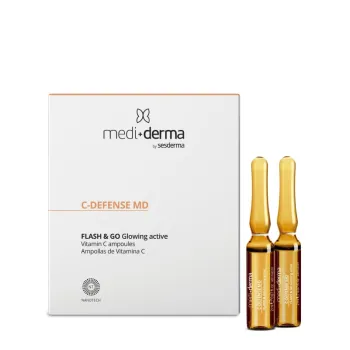 Mediderma C-Defense MD Flash & Go 5x2 ml | Ампулы с витамином C для сияния кожи