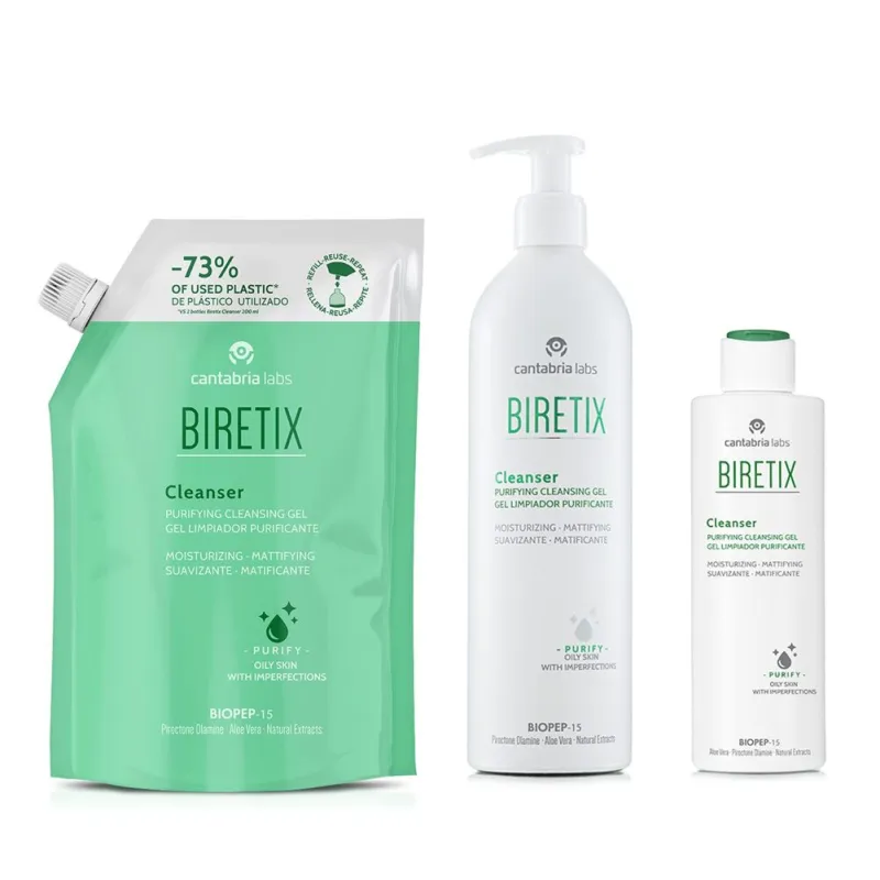 Biretix Cleanser Refill Pack | Seerumi puhastusgeeli täitepakend 400 ml