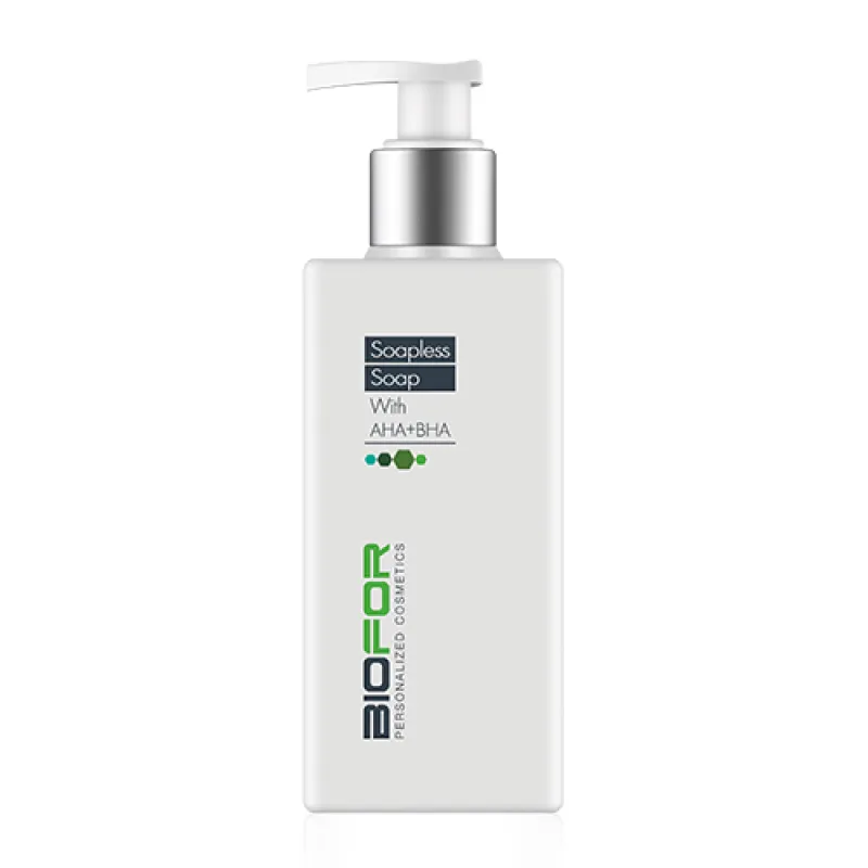Biofor Soapless Soap | Zieplevaba ādas tīrīšanas līdzeklis ar AHA/BHA 250 ml