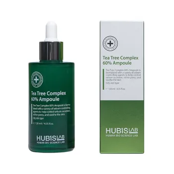 HUBISLAB Tea Tree Complex 60% Ampoule | Sebumi reguleeriv ja rahustav ampull, 120 ml