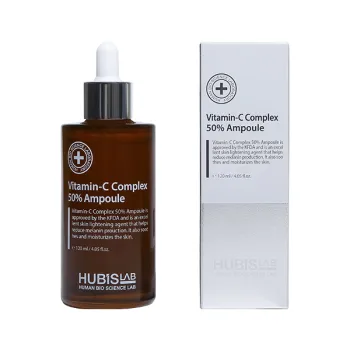 HUBISLAB Vitamin-C Complex 50% Ampoule | Интенсивная ампула с витамином C для сияния и выравнивания тона кожи, 120 ml