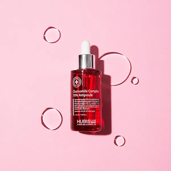 Hubislab Chamomile Complex 70% Ampoule 50 мл — успокаивающая ампула для чувствительной кожи