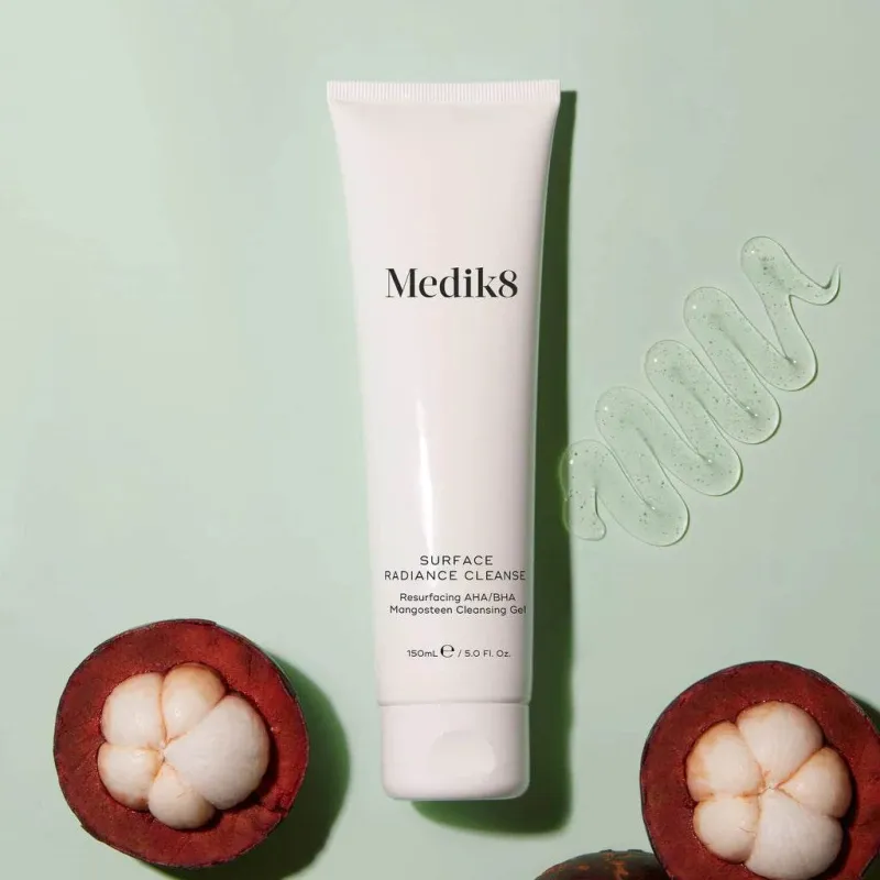 Medik8 Surface Radiance Cleanse | Очищающий AHA/BHA гель для сияния кожи 150 мл