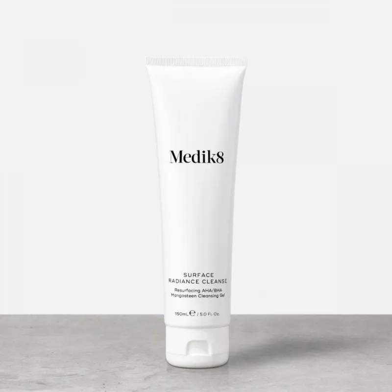 Medik8 Surface Radiance Cleanse | Очищающий AHA/BHA гель для сияния кожи 150 мл
