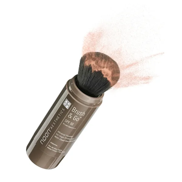 Noon Aesthetics Brush & Go SPF 50 | Минеральная пудра 2 × 5 мл